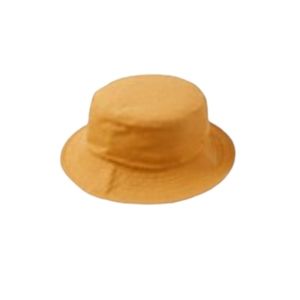 Sun & Stone Men's Cotton Denim Bucket Hat, Mustard